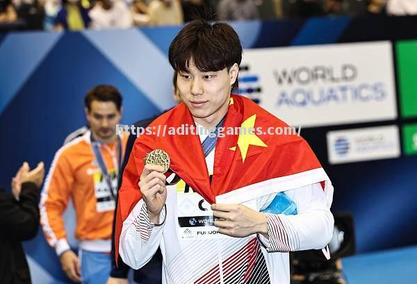 世界游泳赛：中国选手勇夺金牌